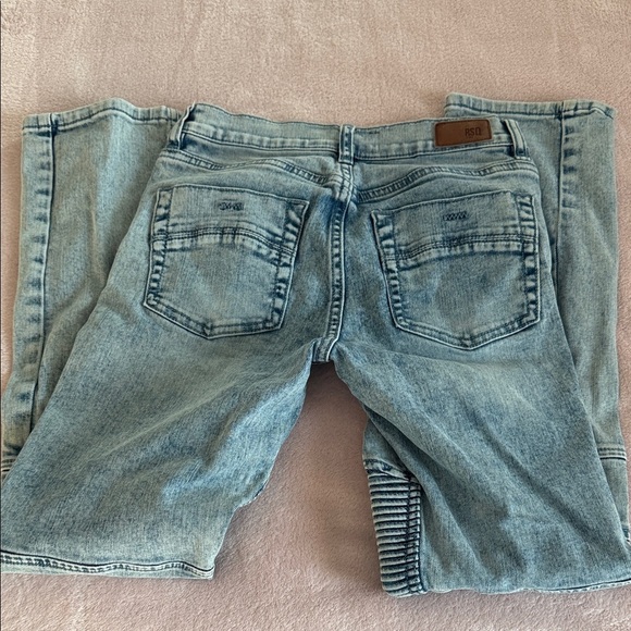 RSQ Men's Denim Skinny Jeans - Light Blue - Picture 2 of 3